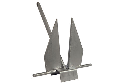 0105004 Galvanized Danforth Anchor 50kg