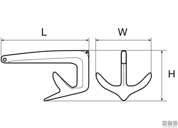 0107130_3 30kg Stainless Steel Bruce Anchor