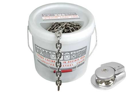 011500615_ Stainless Calibrated chain 6mm x 50mt DIN766