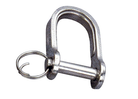 0121502 Stainless Shackle Stamped 4x24mm with Ring