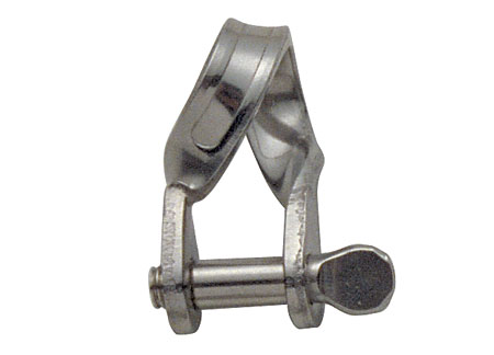 0121552 Stainless Shackle Stamped 5x22mm Twisted