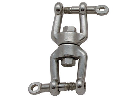 Stainless Steel Jaw-Jaw swivel 10mm