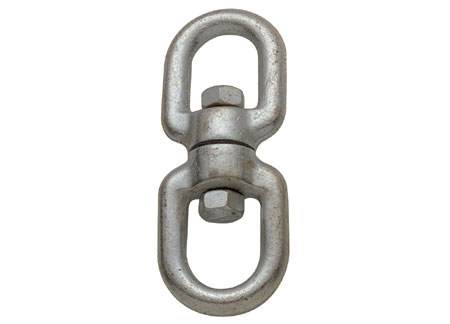 0122711 Galvanized Steel Eye-Eye Swivel 10mm