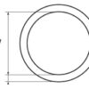 0236020_ Round Ring 6x50mm Stainless Steel