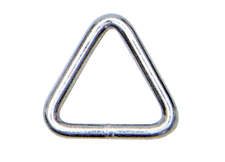 0236384 Triangle Ring 6x40mm Stainless Steel