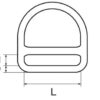 0236390_ D Ring With Bar 6x50mm Stainless Steel