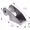 0303014_1 Fix Bow Roller Model Rising 150x7,5mm Stainless Steel