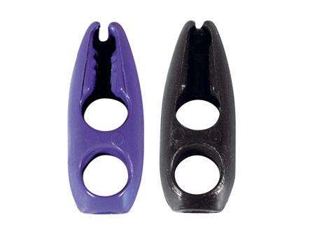 Auto-block black for elastic rope 5/6 mm