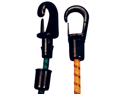 0332840 Black automatic Hook for elastic rope 5-6mm