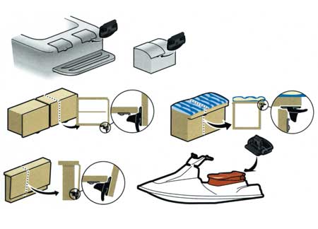 0342715_ Southco Parrot Slam Latch 70x50mm