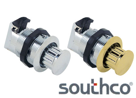0343245 Southco Turn Knob Latch Surface Mount 32x47mm Chromed Finishing