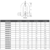0404014_1 Straight shackle 14mm galvanized