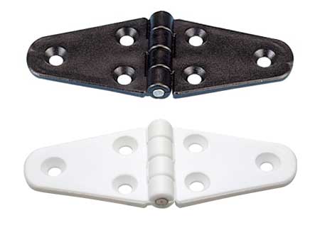 0430410 Black Hinge 40x100mm