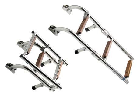 0502803 Mini Foldable Ladder 3 Wood Steps 20 x H55cm
