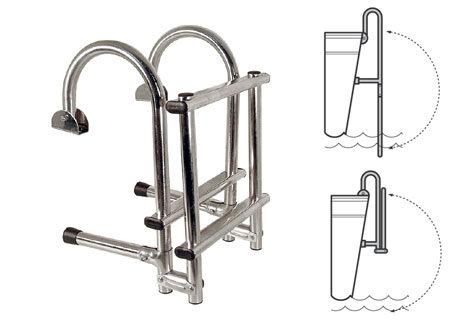 0504903_ Folding Ladders with Handrail 3 Steps ( 23 x H67cm)
