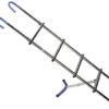 0505201 Stainless Steel Bow Ladders 3 Steps 24.5 x H80cm