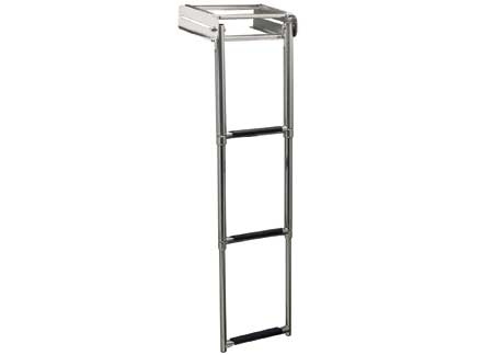 0505313 Retractable Telescopic Ladders 3 Steps ( 88 x 23cm)