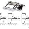 0505313_ Retractable Telescopic Ladders 3 Steps ( 88 x 23cm)