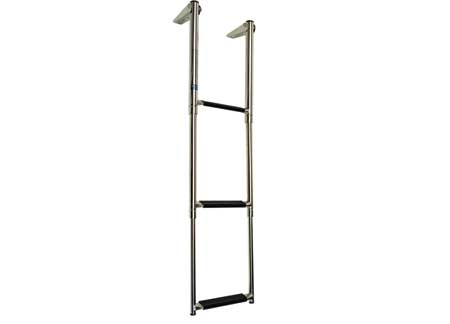 Stainless Steel Telescopic Ladders 3 steps 20 x H88cm