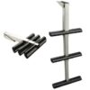 0505453 Stainless Steel ( Single Shaft )Telescopic Ladder 4 Steps 34 x H112cm