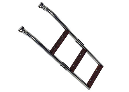 0506002 Clamp Mount Folding Ladders 4 Wood Steps