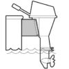 0520827_ Bracket Angled for outboards up to 30Kg