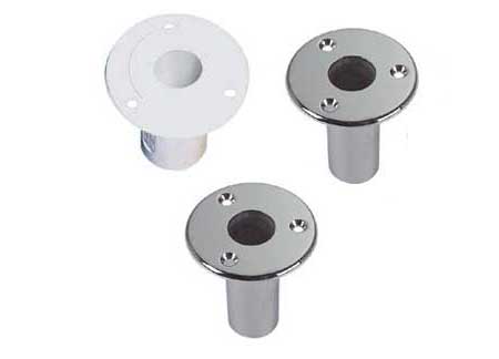 Flushed Sockets For Gangways 25mm Stainless Steel