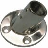 0630122 Round Base 60° Tilted D25mm Stainless Steel