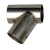 0634322 T Joint Left Moulded 60° Tube 25mm Stainless Steel