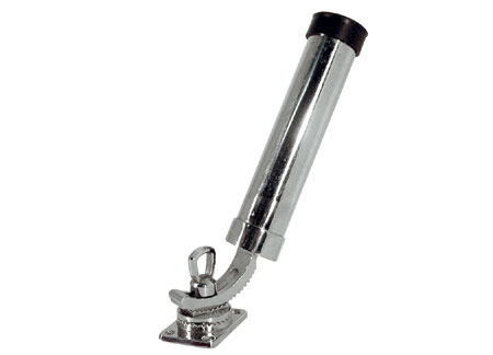 0800033 Stainless Steel Fishing Rod Holder Adjustable H370mm D40mm