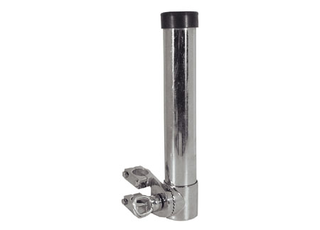 0800043 Stainless Steel fishing Rod Holder Adjustable Clamp 22-30mm H250mm D40mm