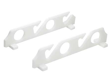 0800093_ White Holder for 4 Fishing Rods 381mm x 73mm