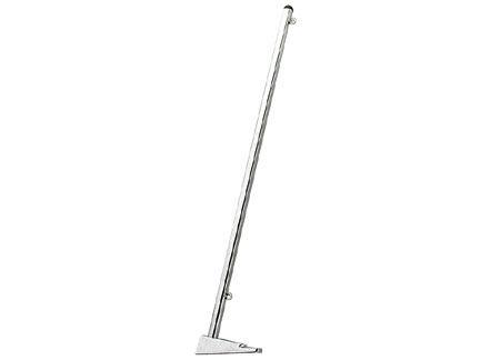 0810003 Compact Flagpole D13 H500mm Chromed Brass