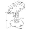 C:Documents and Settingshp◊¿√ÊPHOTOS AND DRAWING FOR M Seat Pedestal Adjustable Mod. Ocean H435/635mm Base 300mm