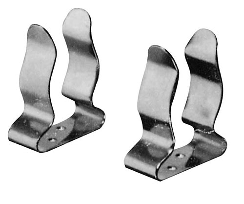 0909121 Stainless Clips Holders 32/35 mm