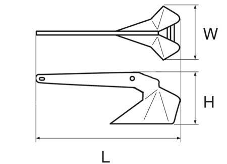 108832_1 32 kg Stainless Steel Toro Anchor