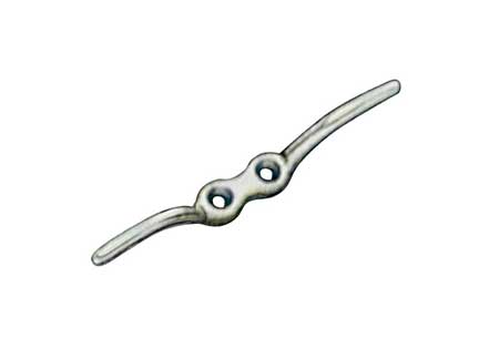 1113506 Stainless steel cleat 67mm