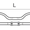 1113506_ Stainless steel cleat 67mm