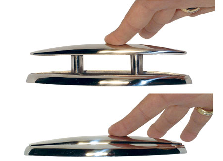 1114515_ Pop-Up Cleat 150mm Chromed Bronze