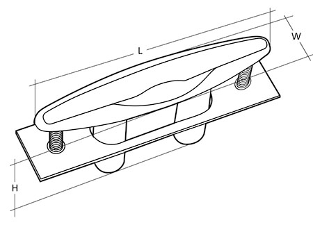 1114715_2 Pop-Up Cleat 150mm Stainless Steel