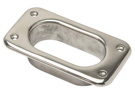 1133400_ Hawse Pipe Fairlead 138x62mm Stainless Steel