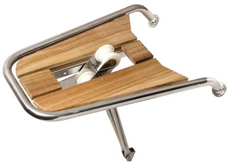 1155008 Bow Platform R.Marine with Anchor Roller 75x48cm Stainless Steel and Teak