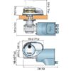 1202604_ Windlass Quick CL2 700W 12v Low Profile - 8mm Chain