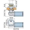 1203504_ Windlass Quick Rider R1 500W 12v Low Profile -6mm Chain