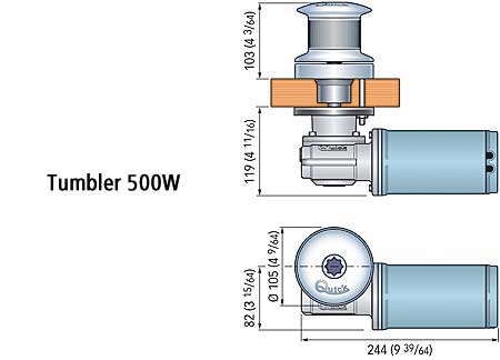 1203804_1 Capstan Quick Tumbler TB2 500W 12v