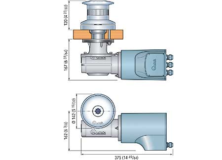 1203811_1 Capstan Quick Tumbler TB4 1000W 24v Large Drum