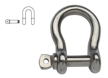 120510 Stainless Steel Bow shackle 10mm