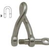 121006 Twisted shackle 6mm Stainless Steel