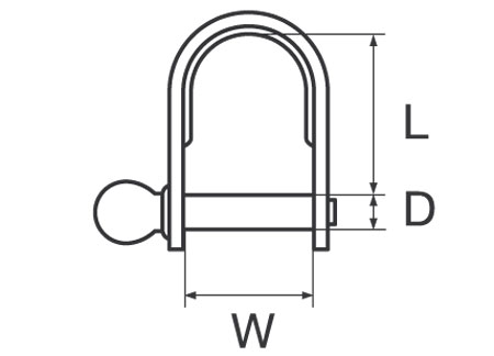 121517_ Stainless Shackle Stamped 5x17mm