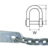 Stainless Steel allenhead shackle 10mm for chain and anchor